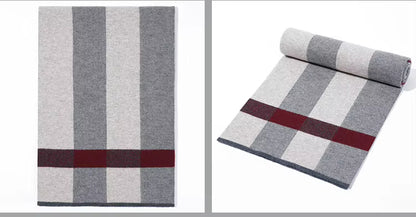 Echarpe Homme Tricot 100% Laine Supérieure - MATT