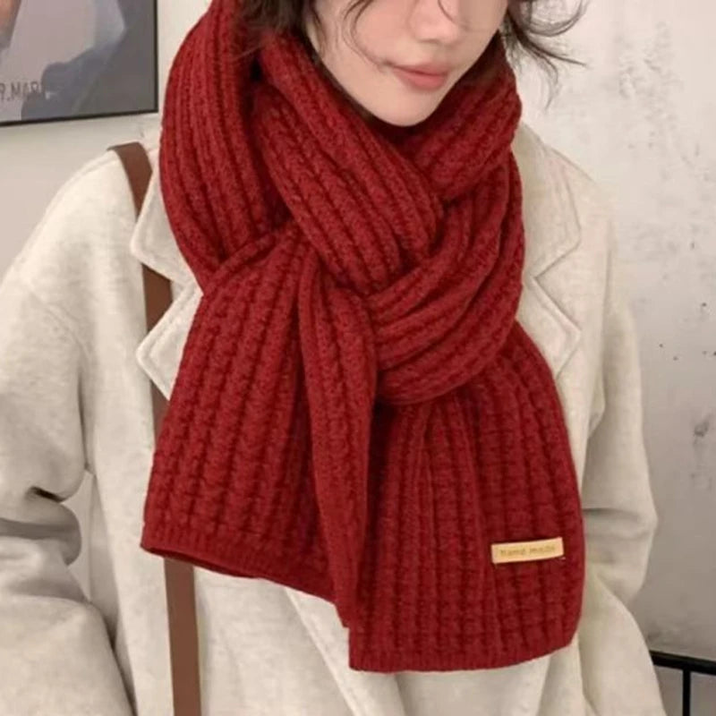 Echarpe en Tricot Grosses Mailles