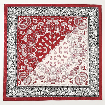 foulard 90x90cm satin bleu 2 maggy 4