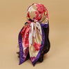Foulard 90x90cm Satin Violet - MAGGY 1