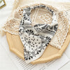 Foulard Cheveux avec Elastique Blanc 4 - LUNA