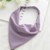 Foulard Cheveux avec Elastique Mauve - LUNA