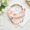 Foulard Cheveux avec Elastique Pêche - LUNA