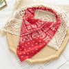 Foulard Cheveux avec Elastique Rouge 3 - LUNA