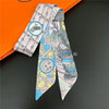 Foulard Sac a Main 86x5cm - BAG Blanc 5