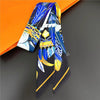 Foulard Sac a Main 86x5cm - BAG Bleu 6