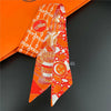 Foulard Sac a Main 86x5cm - BAG Orange 3