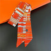Foulard Sac a Main 86x5cm - BAG Orange 4