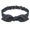 Foulard Bandeau Cheveux Noué Gris Anthracite - JULIETTE