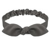 Foulard Bandeau Cheveux Noué Gris - JULIETTE
