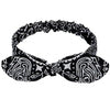 Foulard Bandeau Cheveux Noué Paisley Tourbillon - JULIETTE