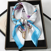 Grand Foulard Carré Femme 70x70cm Blanc 2 - SANNA