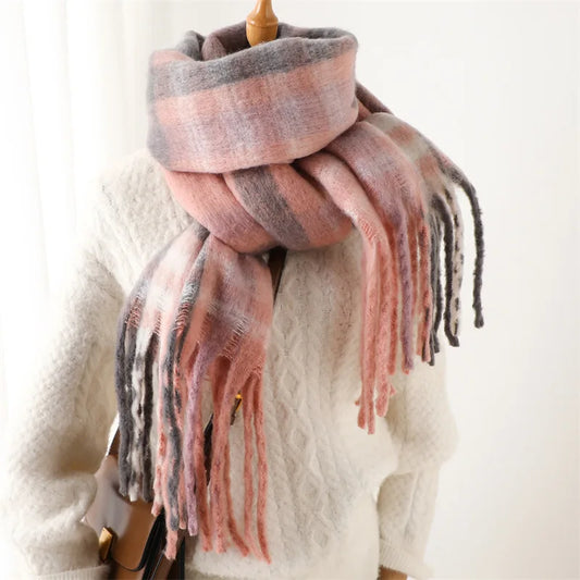 grosse echarpe patchwork miu