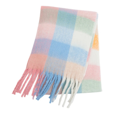 grosse echarpe patchwork miu