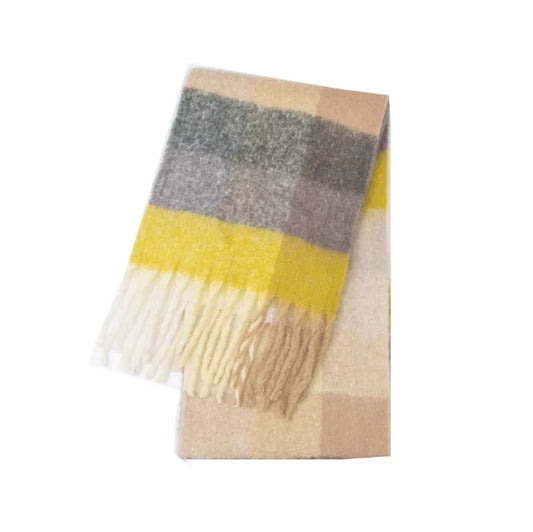 grosse echarpe patchwork miu