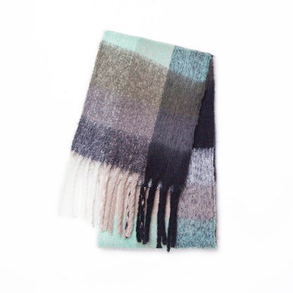 grosse echarpe patchwork miu