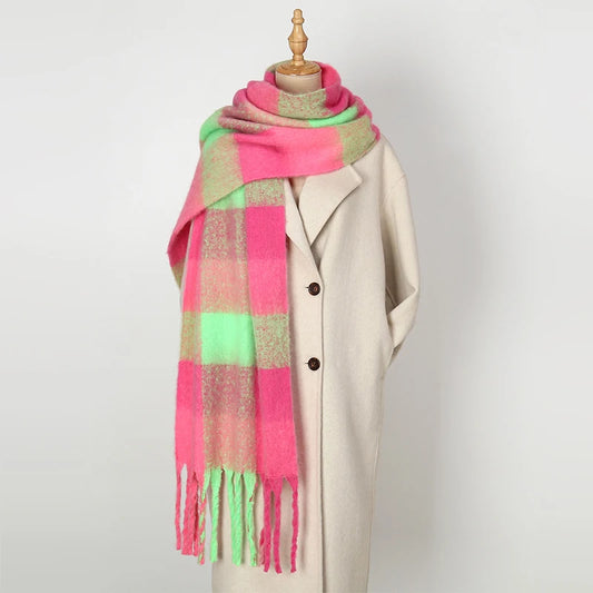 grosse echarpe patchwork miu