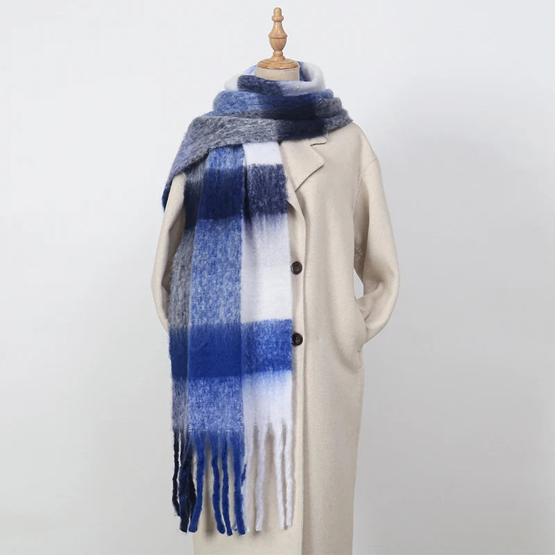 grosse echarpe patchwork miu