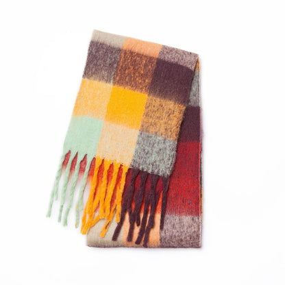 grosse echarpe patchwork miu