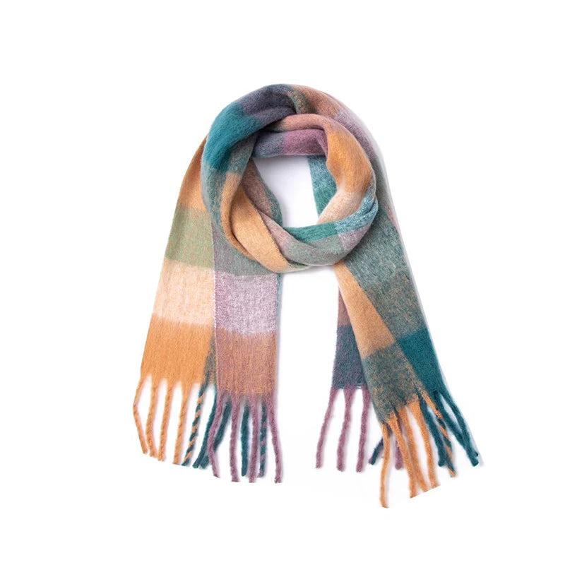grosse echarpe patchwork miu