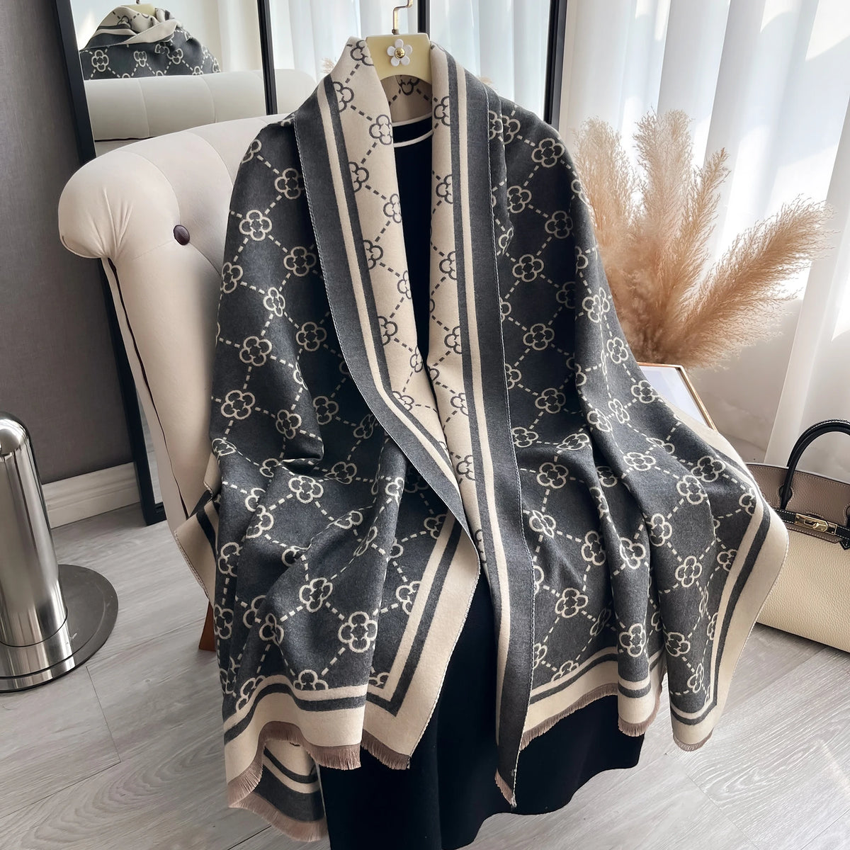 Pashmina Chale Femme Tissage Jacquard EDNA