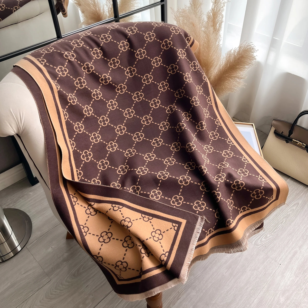 Pashmina Chale Femme Tissage Jacquard EDNA