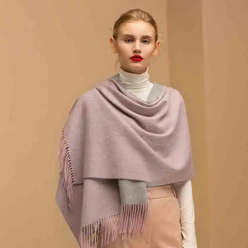 Pashmina Femme 100% Laine Supérieure KARINA