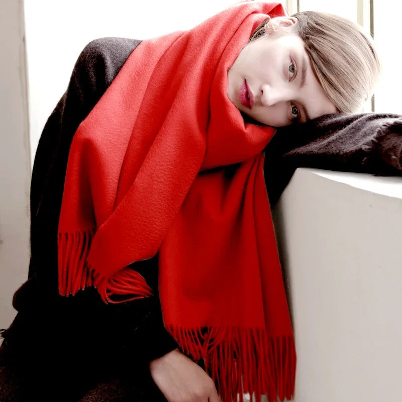 Pashmina Femme 100% Laine Supérieure KARINA