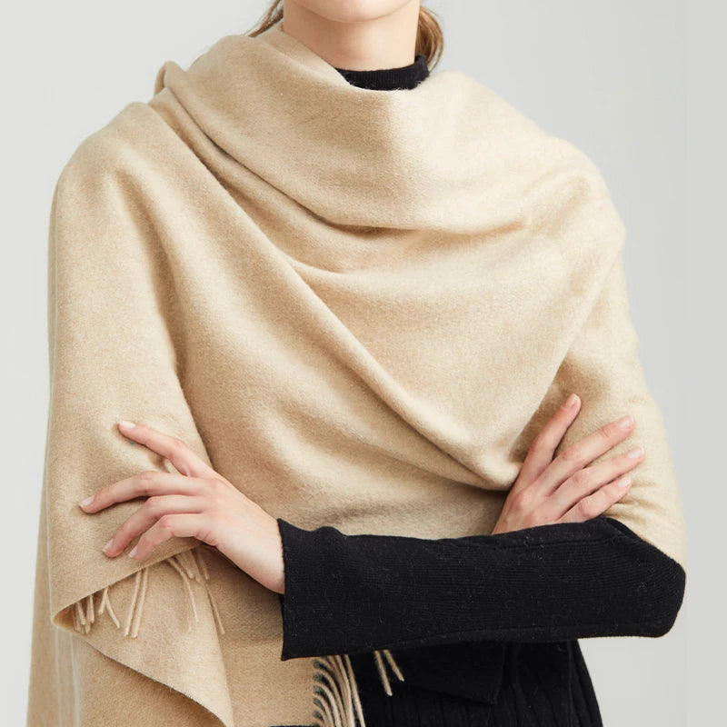 Pashmina Femme 100% Laine Supérieure KARINA