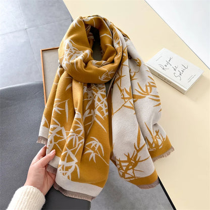 Pashmina Femme Tissage Jacquard 186x66cm - BAMBOO