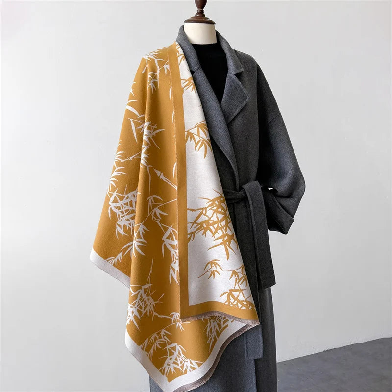 Pashmina Femme Tissage Jacquard 186x66cm - BAMBOO