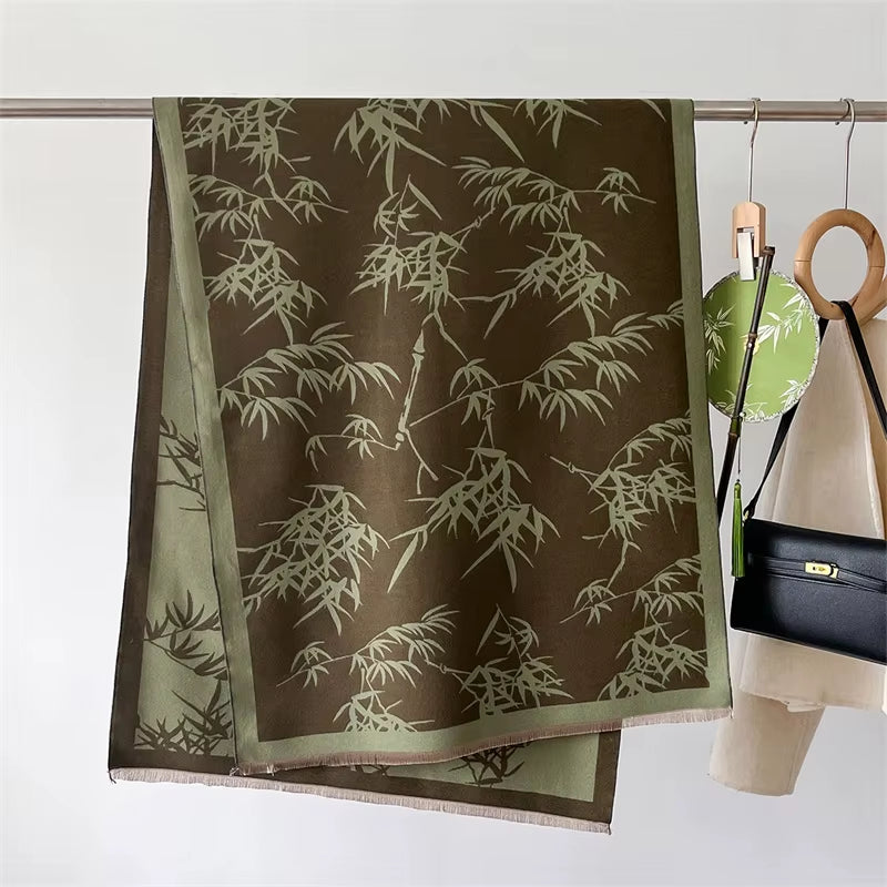 Pashmina Femme Tissage Jacquard 186x66cm - BAMBOO