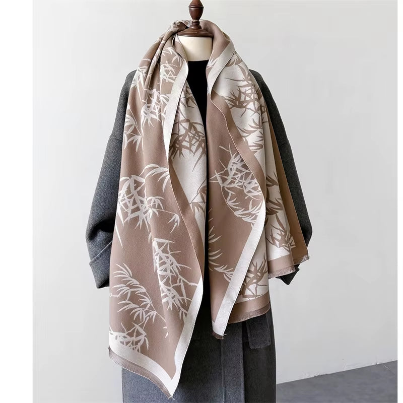 Pashmina Femme Tissage Jacquard 186x66cm - BAMBOO