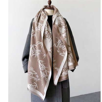 Pashmina Femme Tissage Jacquard 186x66cm - BAMBOO