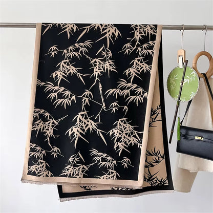 Pashmina Femme Tissage Jacquard 186x66cm - BAMBOO