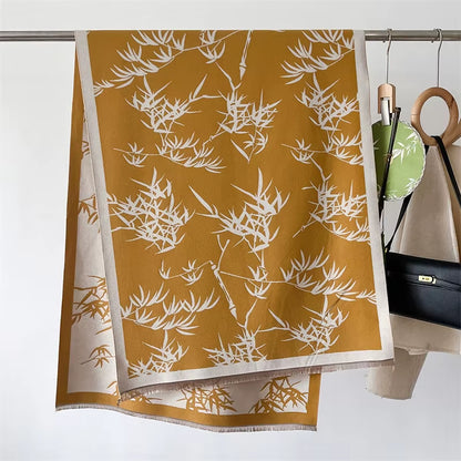 Pashmina Femme Tissage Jacquard 186x66cm - BAMBOO