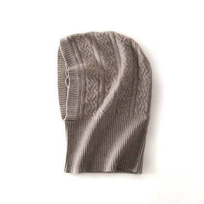 snood capuche femme laine