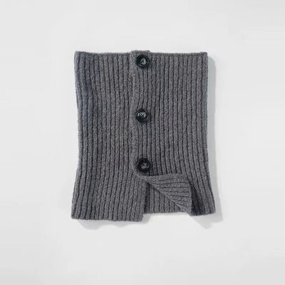 Snood Femme Grosse Maille et Boutonnière MIKO