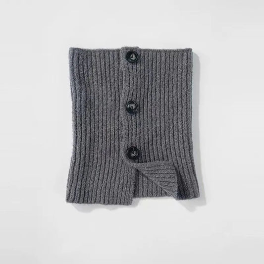 Snood Femme Grosse Maille et Boutonnière MIKO